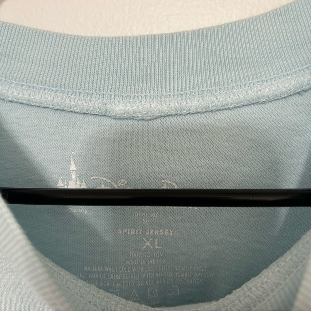 Disney Parks Walt Disney World Blue Spirit Jersey Cinderella Shirt XL - Picture 3 of 4
